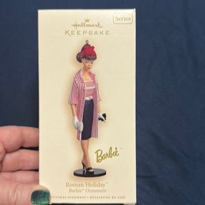 Hallmark Roman Holiday Barbie Ornament 2007